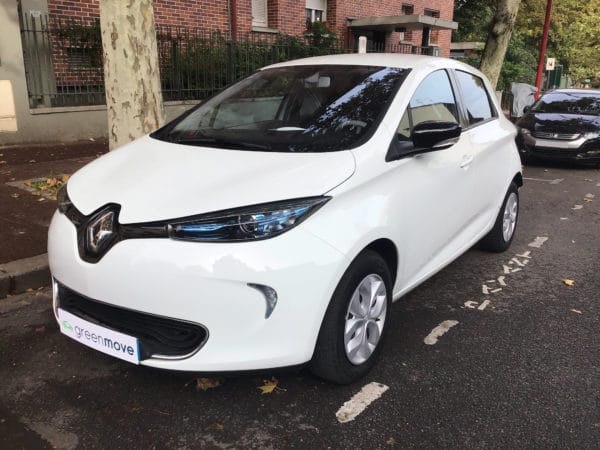 Renault Zoe blanche d'occasion